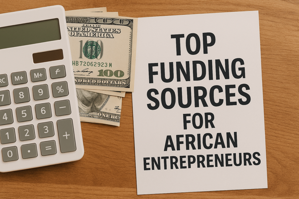 Most reliable funding sources for african entrepreneurs as mentioned in the african startups playbook by Farouk Mark Mukiibi(2025)